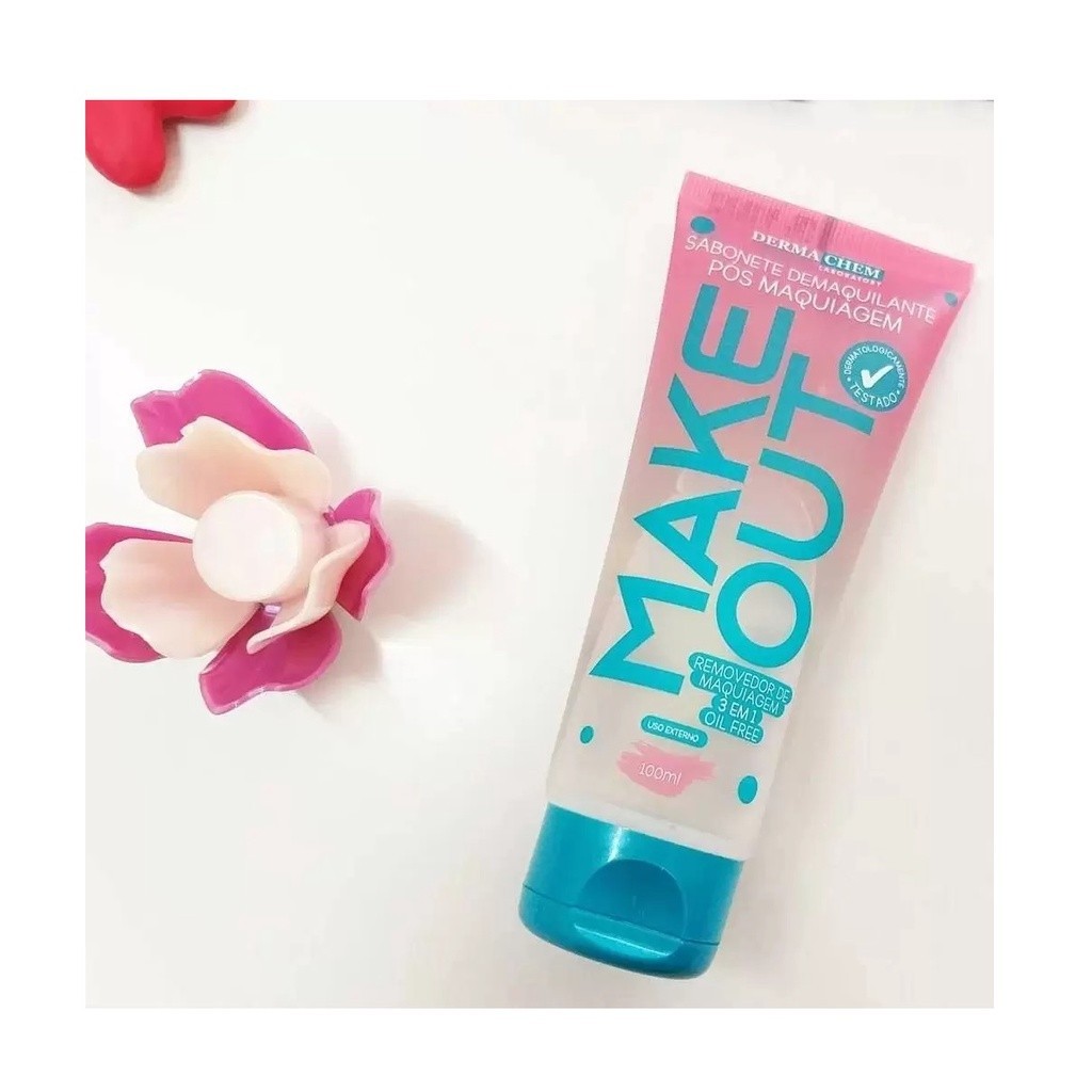 Sabonete Demaquilante Pós Maquiagem Make Out - Dermachem 100ml