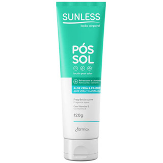Loção Pós Sol Camomila e Aloe Vera 120g - Sunless em Oferta na Shopee