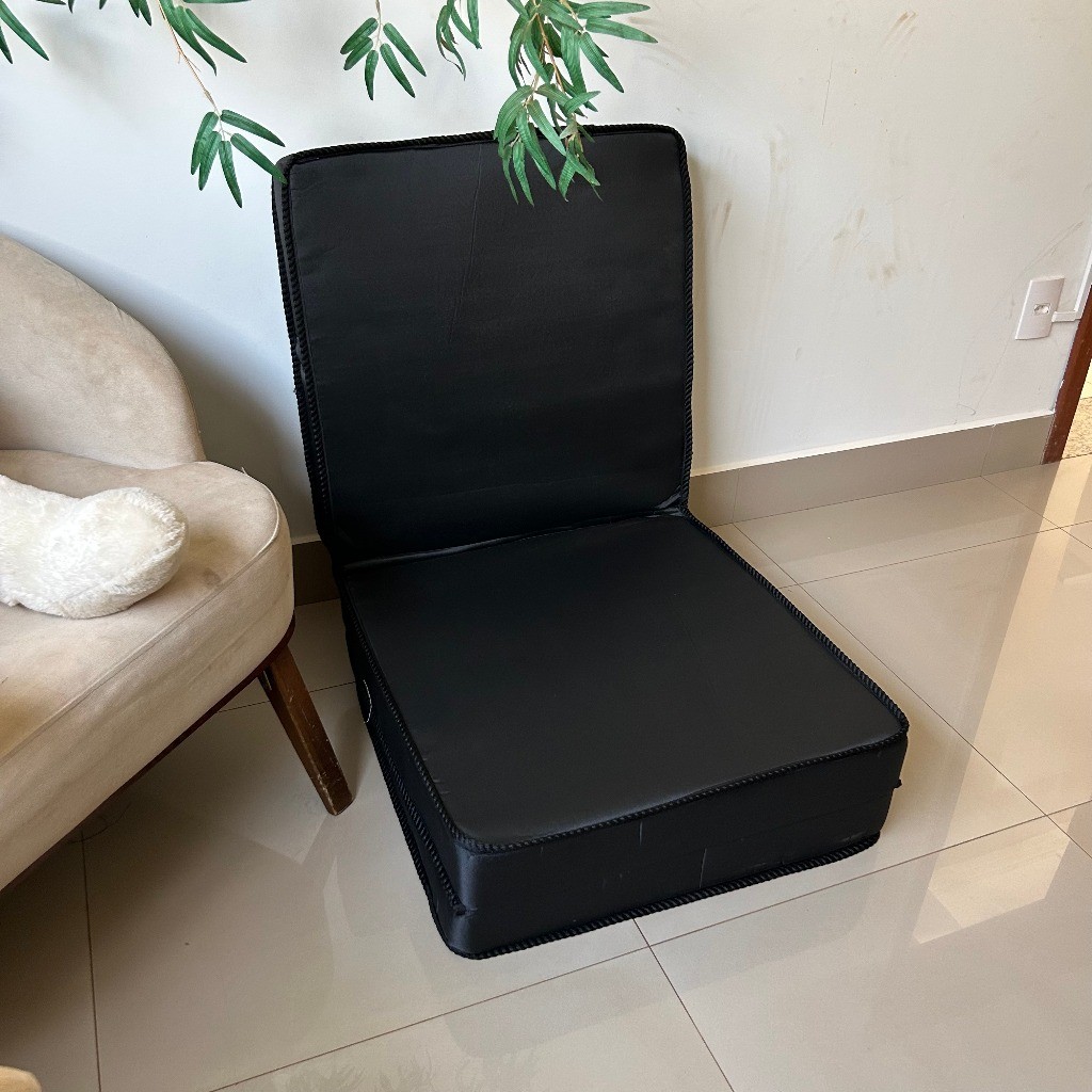 Colchão de Solteiro Dobrável Fácil de Usar Leve Moderno Prático Colchonete Puff Espuma de Qualidade Acampar Viagem