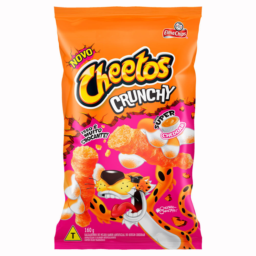Chips Cheetos Crunchy Super Cheddar 160g em Oferta na Shopee