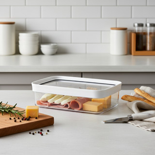 Pote Organizador De Geladeira Para Frios Com Vedação Queijo Pote para Mussarela em Oferta na Shopee