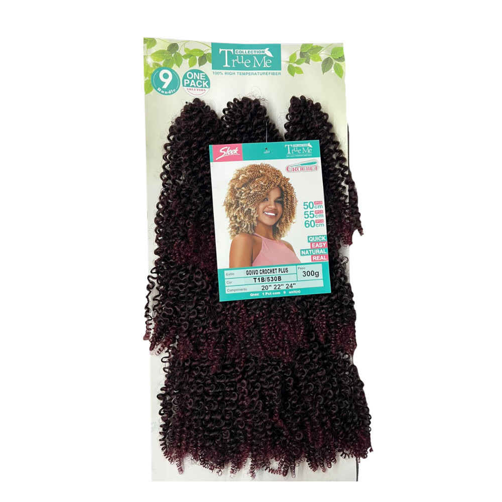 Cabelo Goivo Crochet Braids cor T1B/350