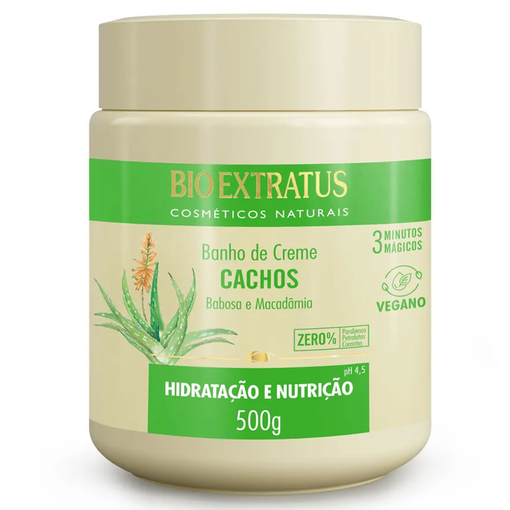 Banho De Creme Bio Extratus Cachos 500g em Oferta na Shopee