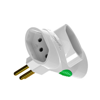 Adaptador para tomada 2P+T DN1676 Daneva em Oferta na Shopee