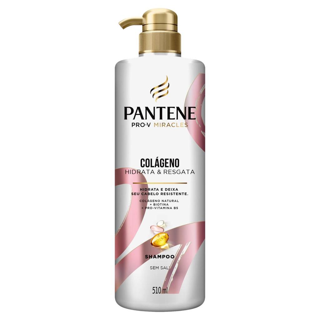 Shampoo Pantene Colágeno Hidrata e Resgata 510ml em Oferta na Shopee