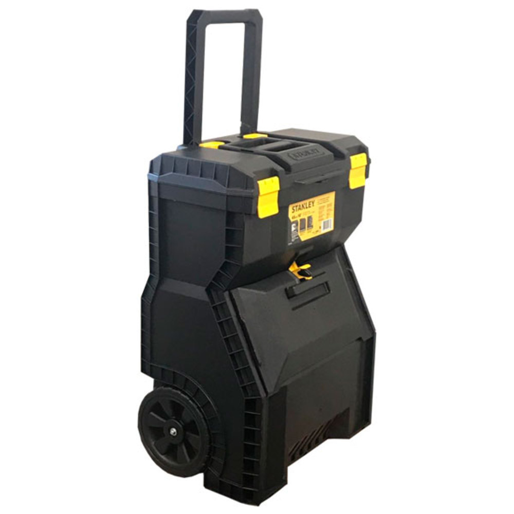 Caixa plástica para ferramentas monobloco com rodas 18' - Stanley