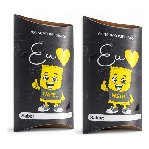 100 Caixa Pastel Delivery Viagem M Preto - 100 Unidades Preto em Oferta na Shopee