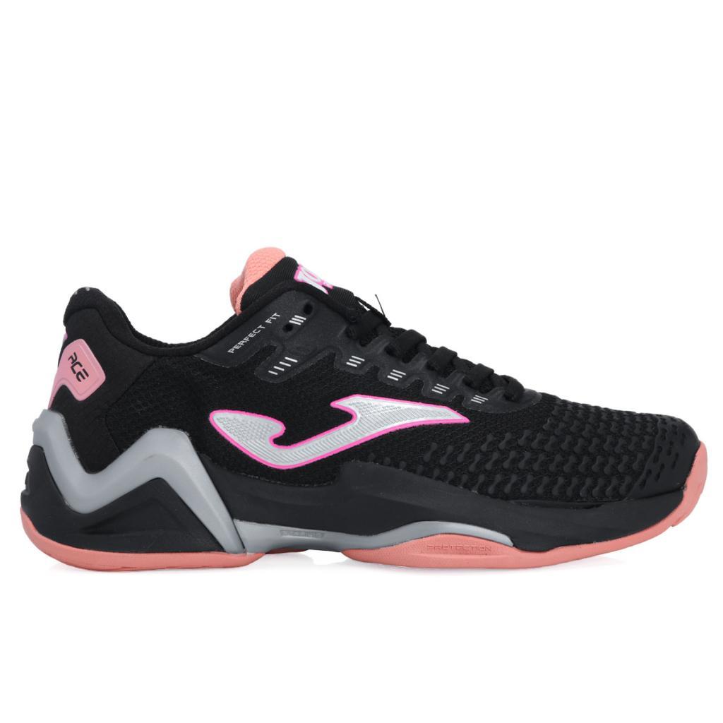 Tênis Joma Ace Pro Lady All Court Feminino Preto Rosa FW22 37 BR