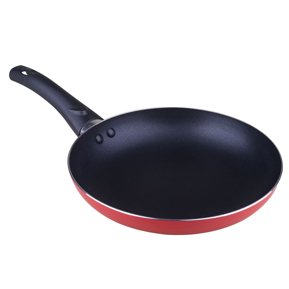 Frigideira Antiaderente Cazza Cucina Vermelha 22cm em Oferta na Shopee