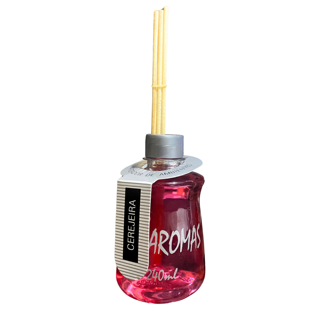 Difusor Vareta Aromatizador Casa Ambiente Cerejeira 240ml Cheirinho De Casa Limpa