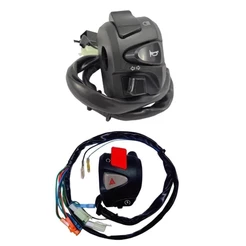 Kit Punho Luz XRE 300 Com Lampejador + Punho De Partida Cb 500 Titan Fan Start 150 160 Xre Cb 300 Com Plug