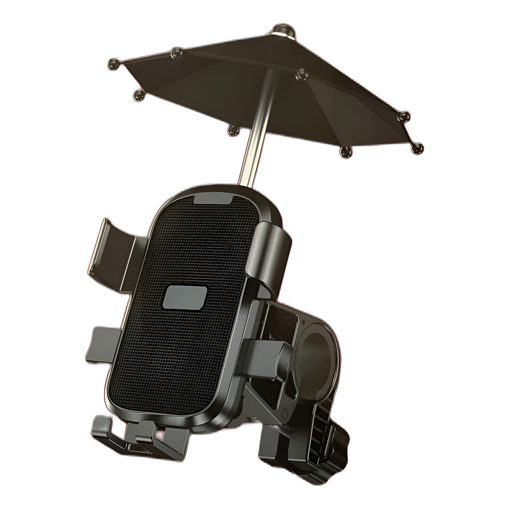 Suporte Celular Moto Bike Com Guarda Chuva
