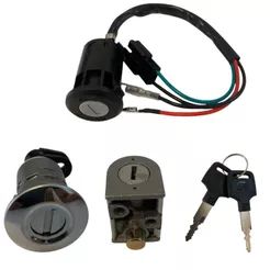 KIT TRAVAS POP 100 2007 A 2015 TRAVA GUIDÃO IGNIÇÃO E TRAVA BANCO