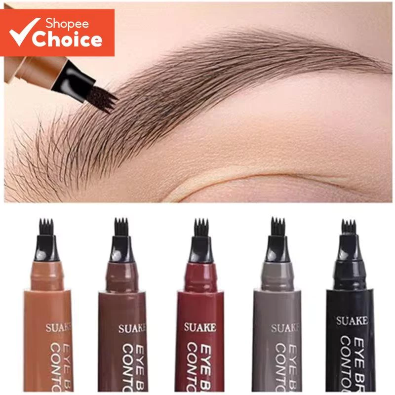 Lápis de Sobrancelha Líquido à Prova d'Água de 5 Cores, Longa Duração, Definição Natural, Maquiagem Acessível, Pr MFAR — imagem 1