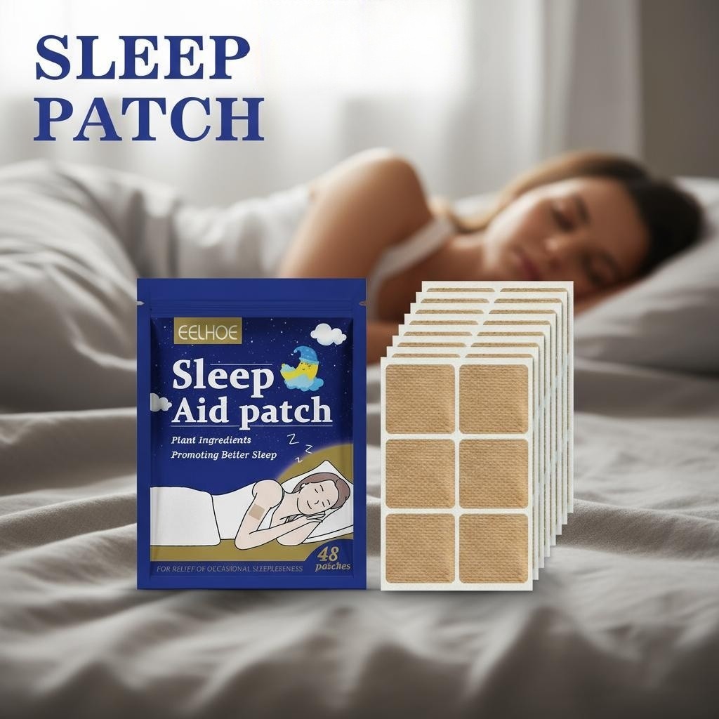 48 unidades de adesivo para sono calmante alivia o corpo, melhora a experiência de sono e ajuda a alcançar um sono 48 unidades de adesivo para sono calmante alivia o corpo, melhora a experiência de sono e ajuda a alcançar um sono