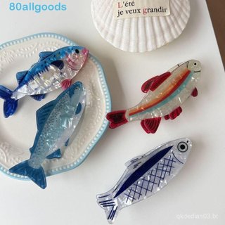 ALLGOODS1 Grampo De Cabelo De Peixe Da Vida Marinha , De Atum , Garra Animal Oceano , Clipe De Dourado
