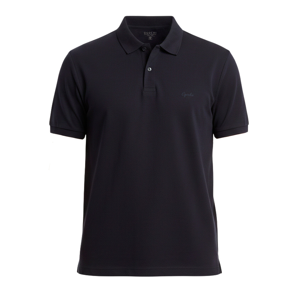 Camiseta Polo Ogochi Preto Piquet New