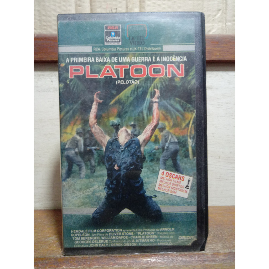 vhs Platoon - Tom Berenger E Willem Dafoe