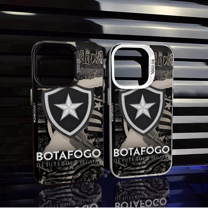 Capinha de celular Crachá Botafogo futebol Para iPhone 11 normal 12 13 15 14 17 16 Pro Max 15 Plus 13 Pro capa Capinha