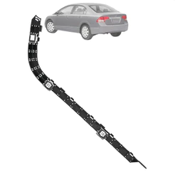 Guia Suporte Para-Choque Traseiro Esquerdo New Civic 2007 2008 2009 2010 2011