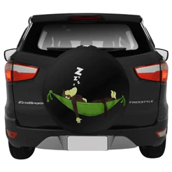 Capa Estepe Ecosport Crossfox Spin Aro 13 14 15 16 Macaco Dormindo