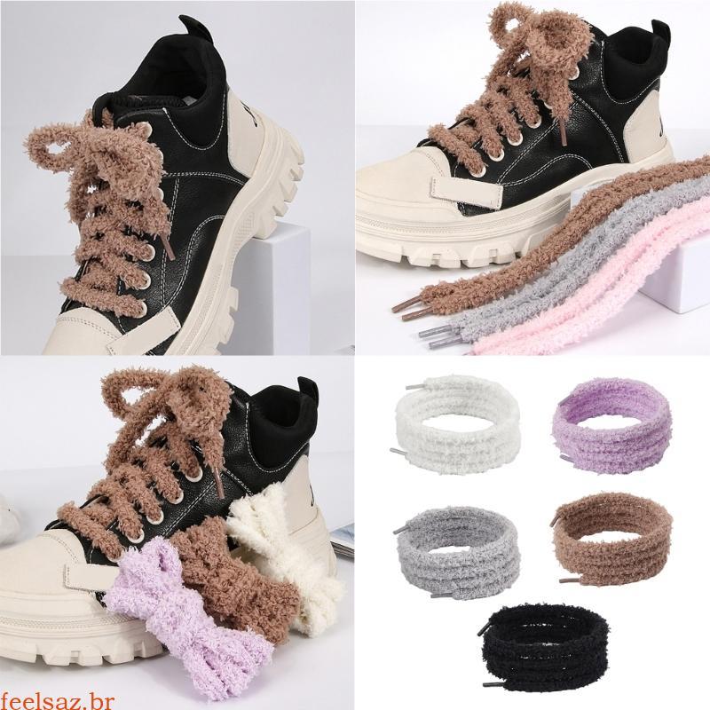 feelsaz Substituição Cadarços Tênis Longos 120 Cm Para Adulto Adolescente