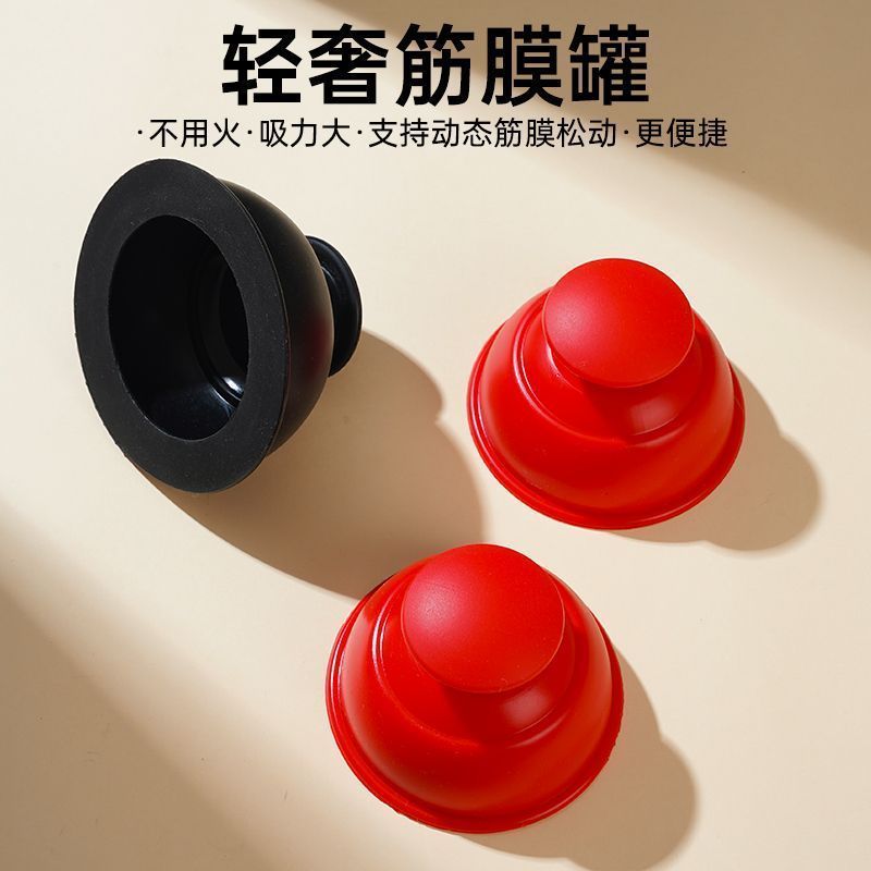Absorção de umidade portátil fácil dispositivo cupping forte sucção vácuo silicone cupping conjunto completo redondo sil