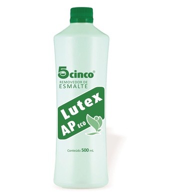 Acetona Lutex Ap Cinco 500ml Removedor de Esmalte para manicure unidade em Oferta na Shopee