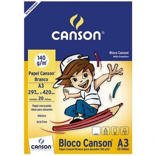 Bloco Canson A3 140g 