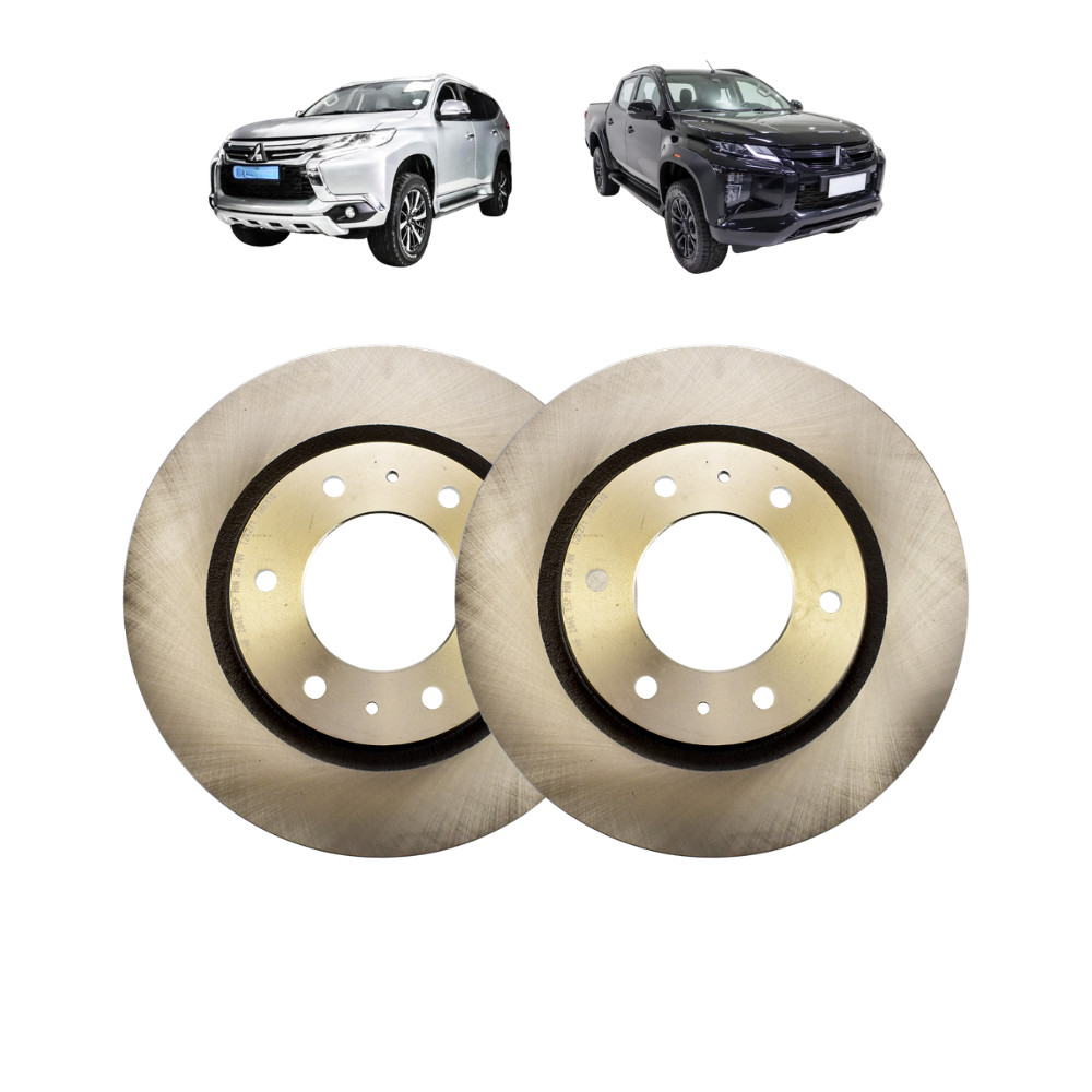 Kit 2 Discos Freio Dianteiro 320MM L200 Triton Pajero Sport 2.4