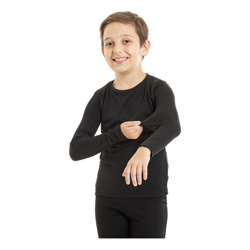 Blusa Térmica Infantil Flanelada – Segunda Pele com Alta Elasticidade e Tecnologia Fresh Dry