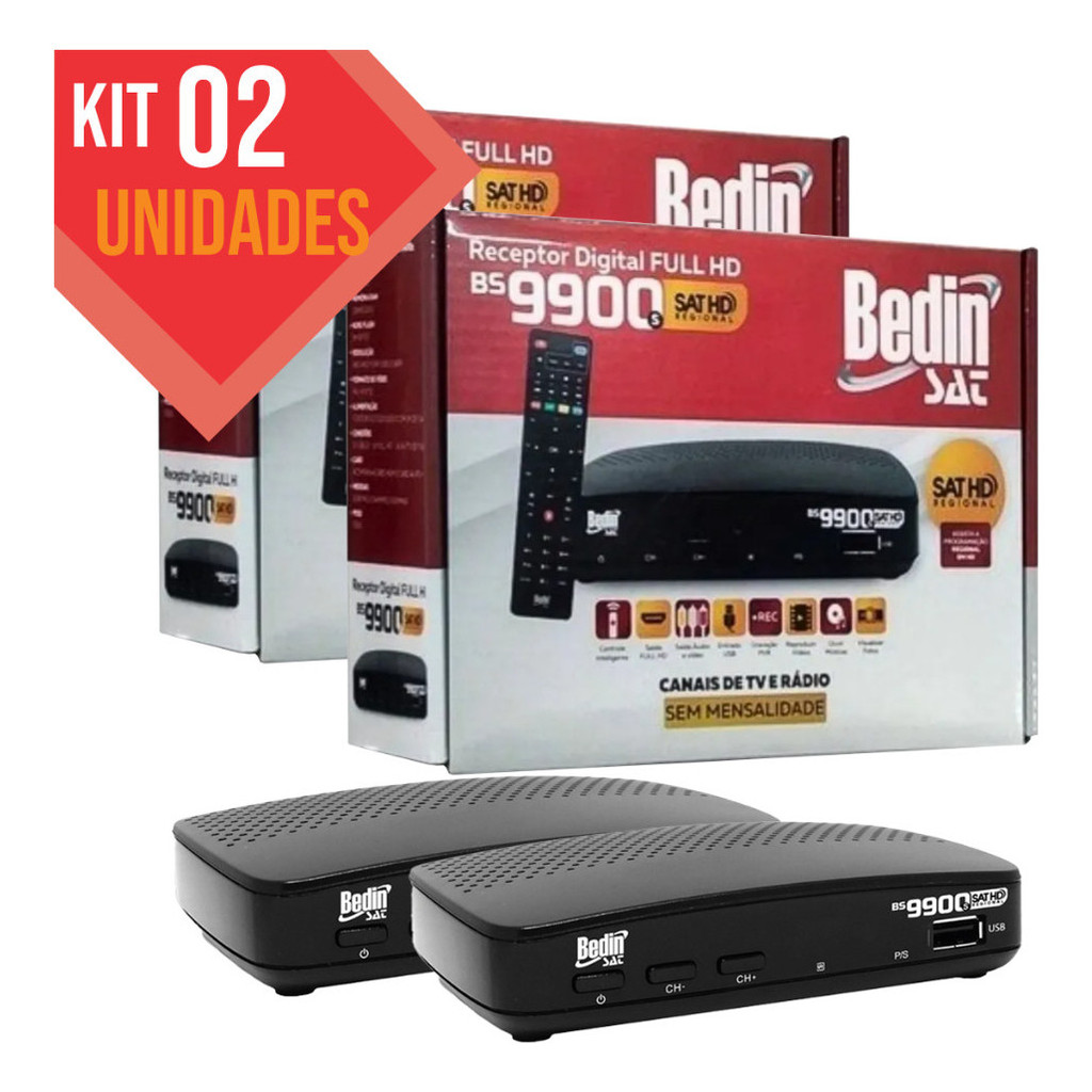 Kit 02 Receptor bedin Regionalizado