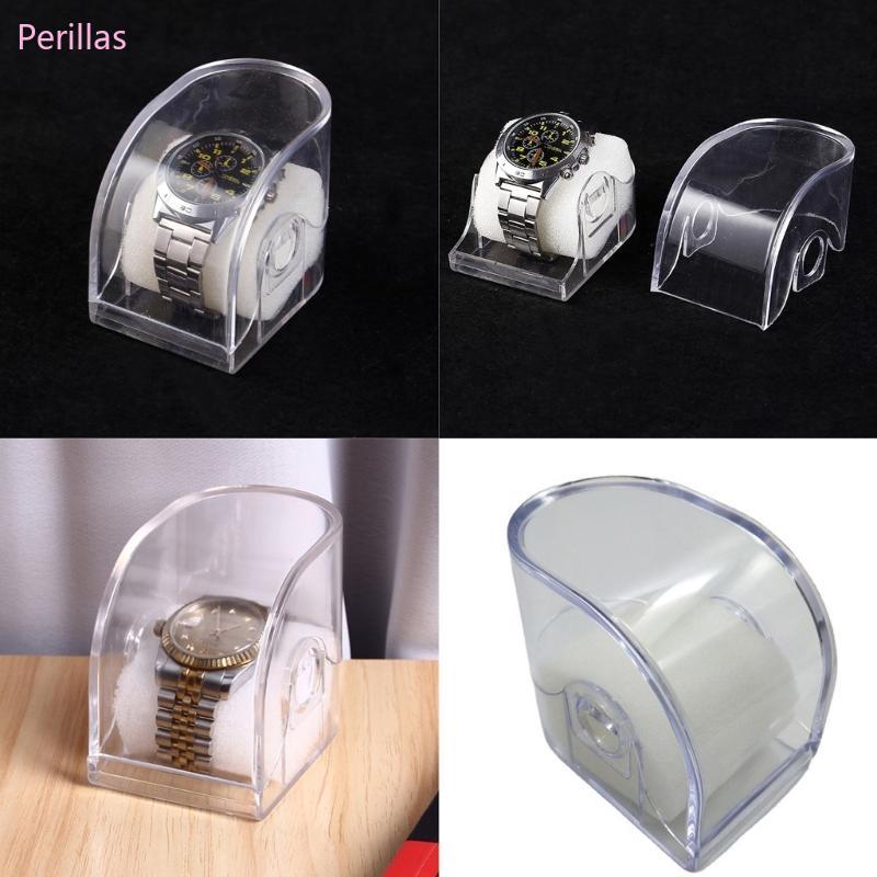 Perillas Organizador Relógio Pulso, A Arranhões, Suporte Transparente, Recipiente Para Pessoal