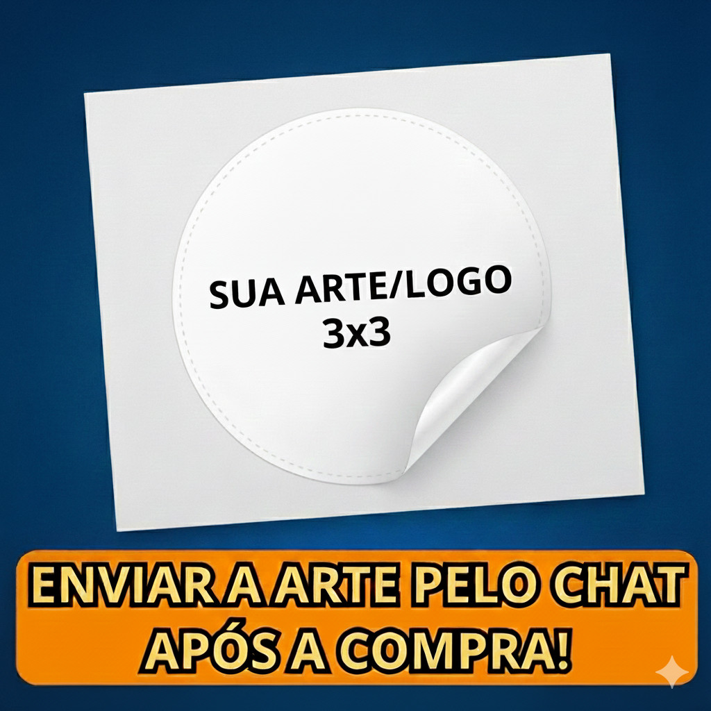 Adesivo Personalizado 3x3cm com Logo Envio 24h Sticker Etiqueta Personalizada para Embalagens Lembrancinhas Loja em Oferta na Shopee