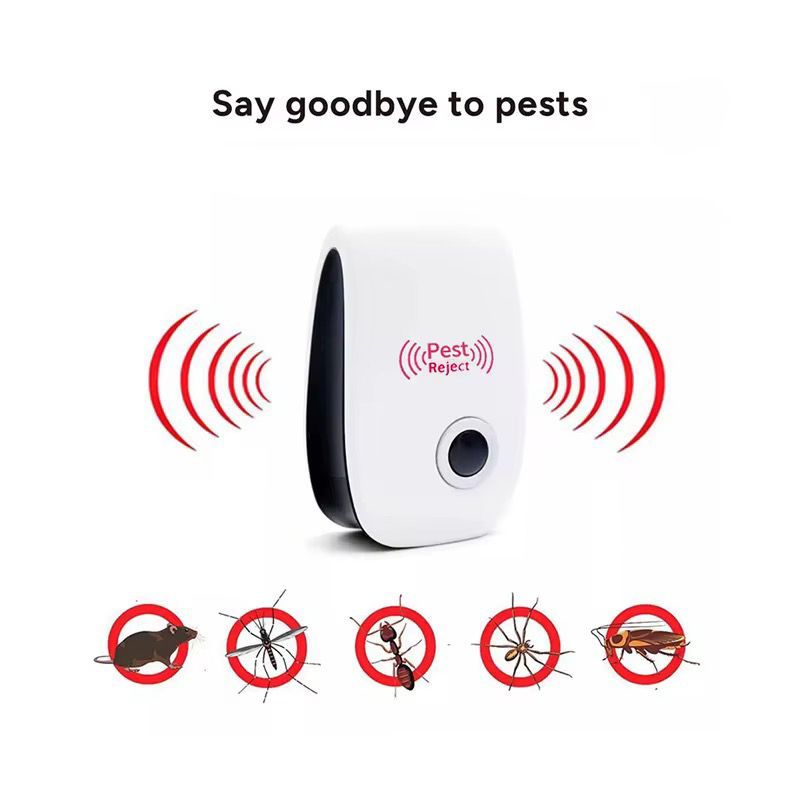 Kit Repelente Eletrônico Ultrassônico Mosca Pernilongos Baratas Morcegos repele e Espanta Ratos bivolt