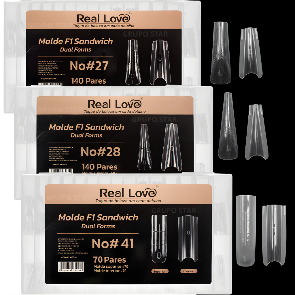 Molde F1 Sanduiche Real Love Ultra Fino 14 Tamanhos