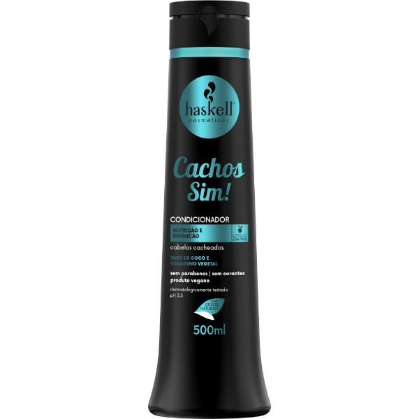 Condicionador Cachos Sim! 500ml Haskell em Oferta na Shopee