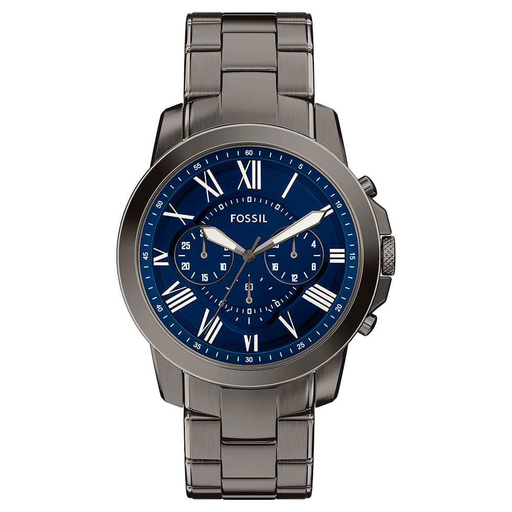 Relógio Fossil Masculino Grant Grafite - FS6133/1AN