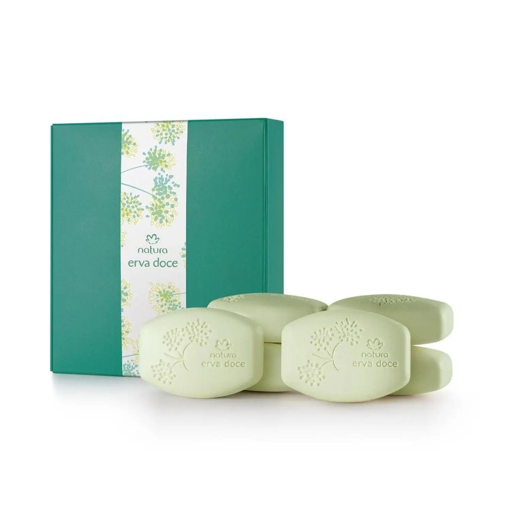 PRESENTE NATURA ERVA DOCE SABONETES EM BARRA 6X50g