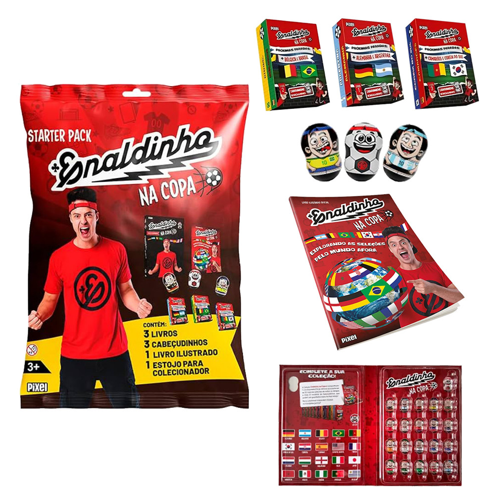 Starter Pack Enaldinho na Copa - Novo - Editora Pixel - ISBN 9786551990168
