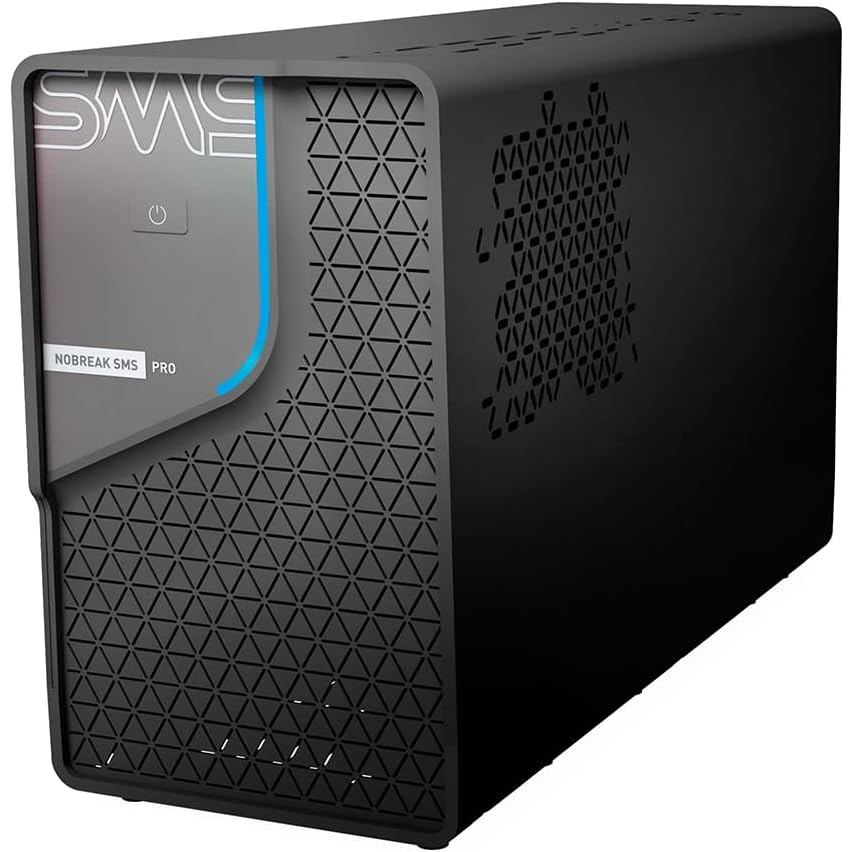 Sms No Break 29401 1500va Bivolt Preto 8 Tomadas Preto