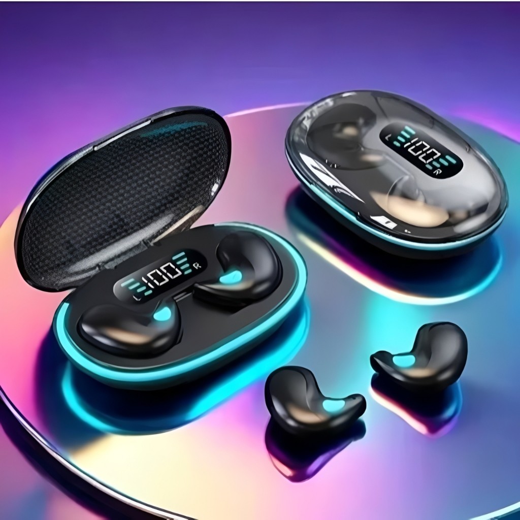 Fone De Ouvido X55 Bluetooth Sem Fio Com Display Led À Prova D'água