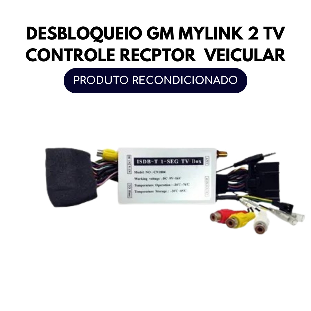DESBLOQUEIO GM MYLINK 2 TV CONTROLE RECPTOR  VEICULAR