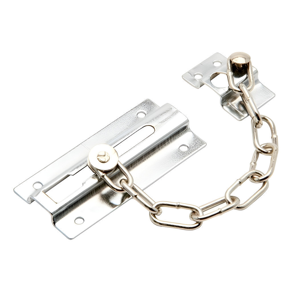 Fecho Segurança Para Porta Com Corrente Pega Ladrão Brasfort em Oferta na Shopee