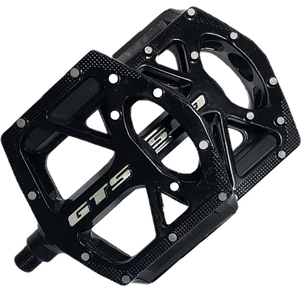 Pedal Gts Plataforma Aluminio Rosca Grossa Esferas Bike