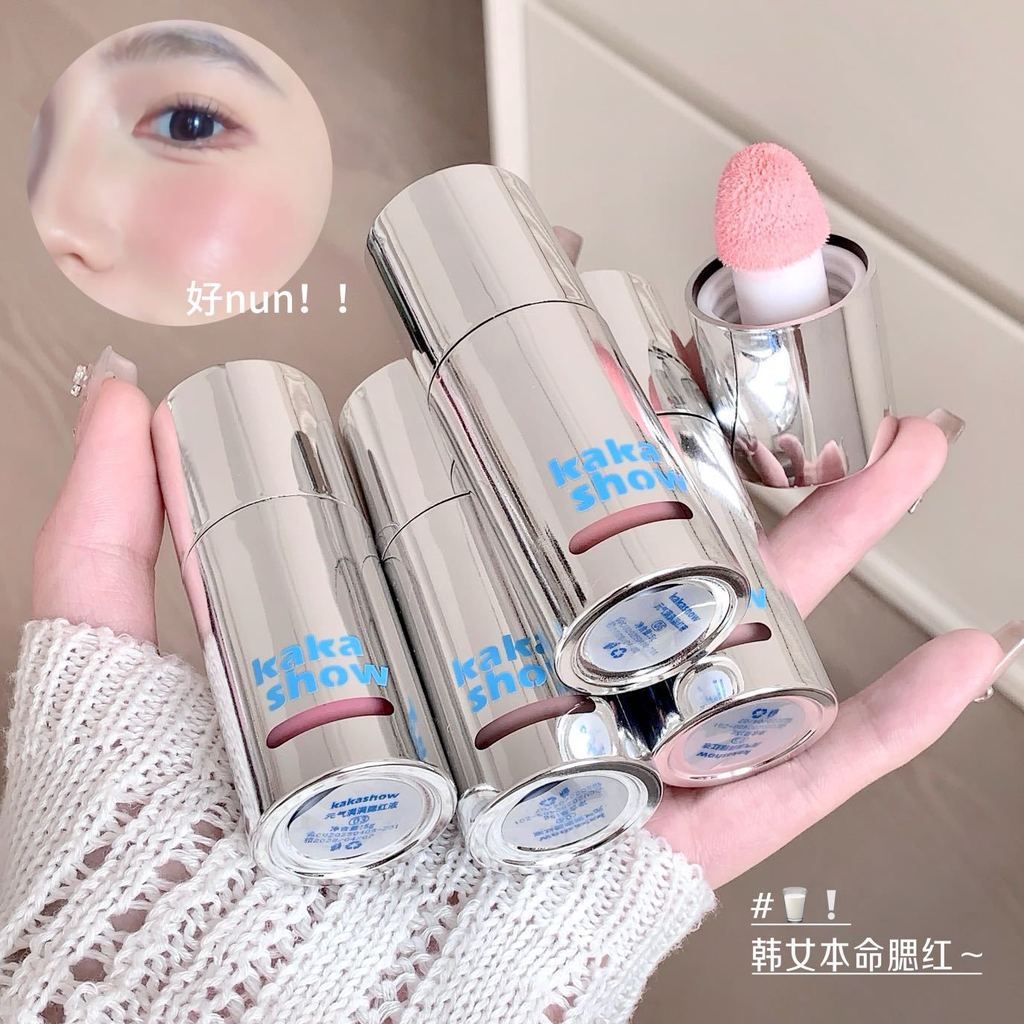 Kakashow vitalidade blush completo líquido grande esponja escova cabeça Natural estilo coreano água brilhante vitalidade