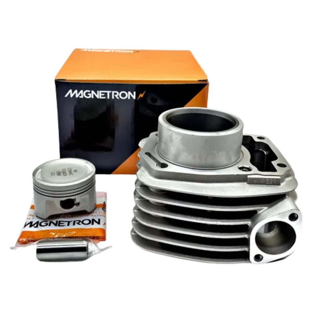 Imagem Kit Cilindro Motor Pistão Aneis Magnetron Cg Titan 160 Fan 160 start cargo 16/24 standard std