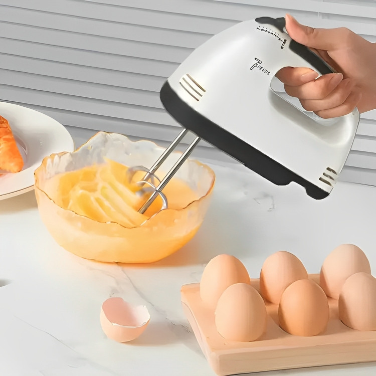Mini Batedeira De Mão Bolo Portátil 260w 110V e 220V Leve 7 Velocidades Vijodi Batedeira de Bolo