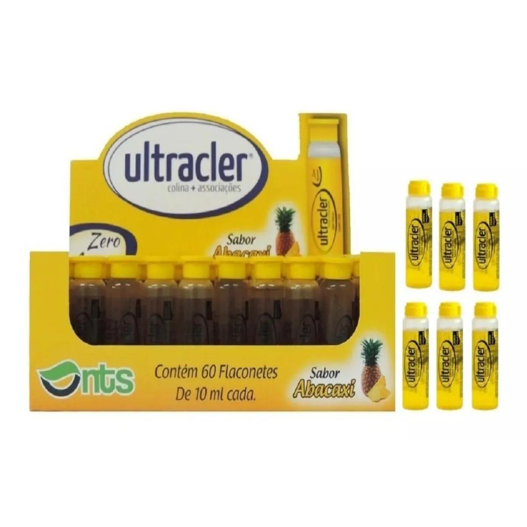 Ultracler Similar Ao Epocler 60 Flaconetes X 10ml Original Azia Má Digestão Disturbios Do Figado Para Festas Comércios