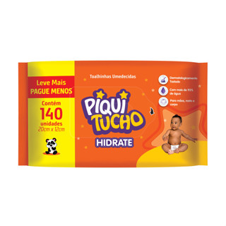 Toalha Umedecida Hidrate Piquitucho C/ 140 Un em Oferta na Shopee